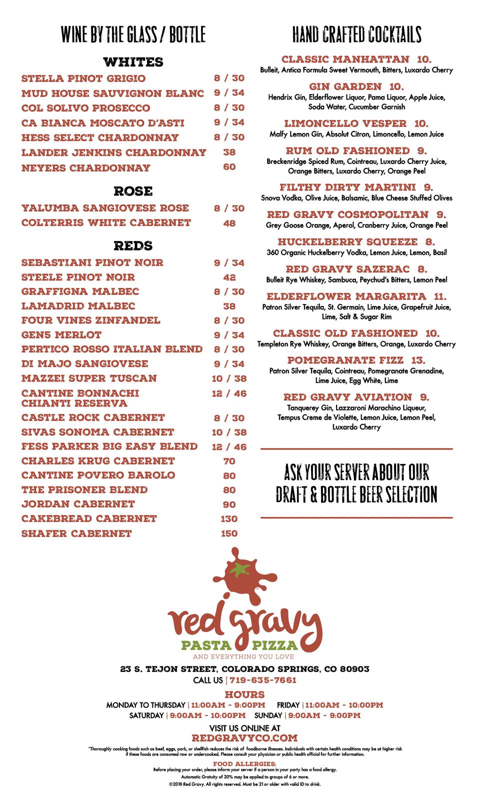 Red Gravy Fresh Italian Kitchen